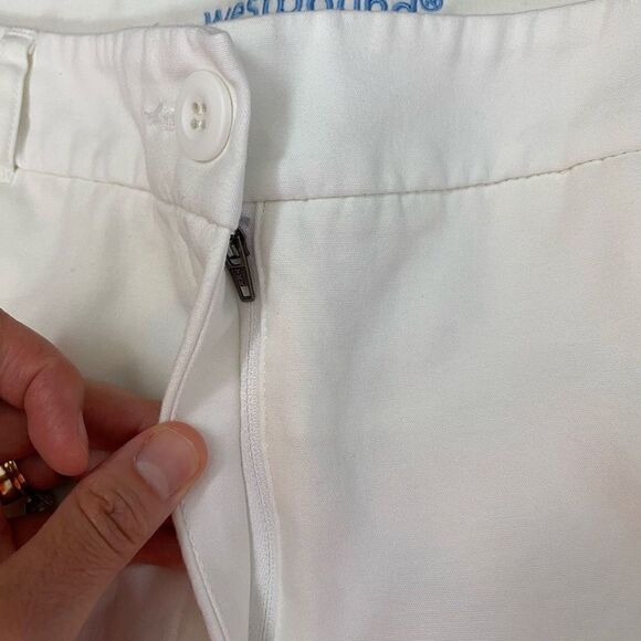 westbound new with tags cotton blend stretch capri pants white sz 14 women - Picture 3 of 11